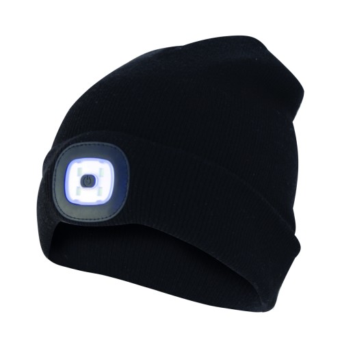 Gorro con luz LED recargable LIGHTHOUSE