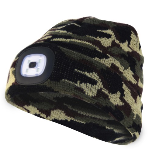 Gorro con luz LED recargable LIGHTHOUSE