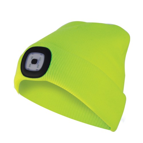 Gorro con luz LED recargable LIGHTHOUSE