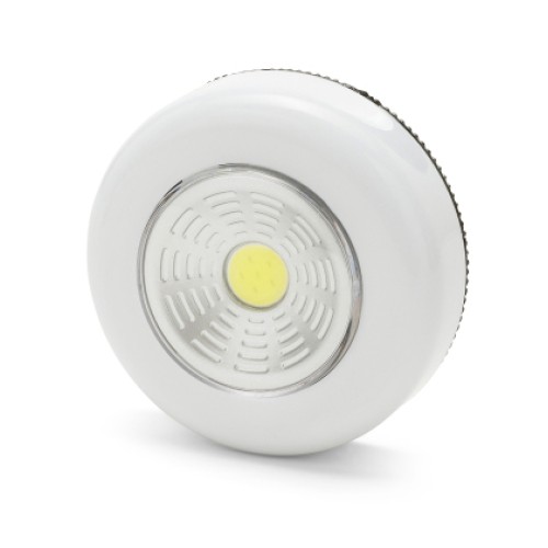Mini lámpara LED de un toque redonda con acabado en aluminio MINIPUSHLIGHT