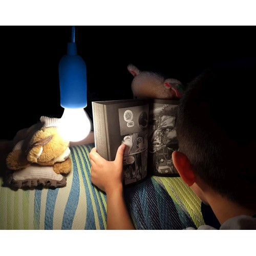 Bombilla LED portátil con interruptor de cadena RETRO