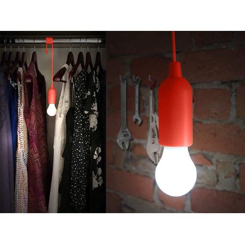 Bombilla LED portátil con interruptor de cadena RETRO