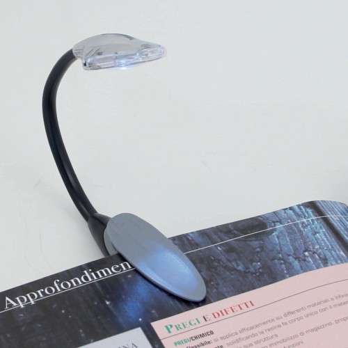 Luz LED de lectura con pinza GOOSE