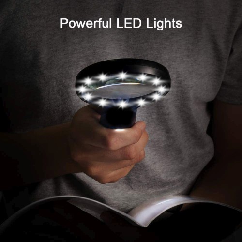 Lupa iluminada (12 LED) LINX