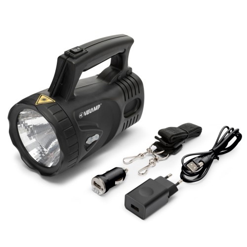 Linterna-foco LED recargable LED 3W, 170lm ICARO