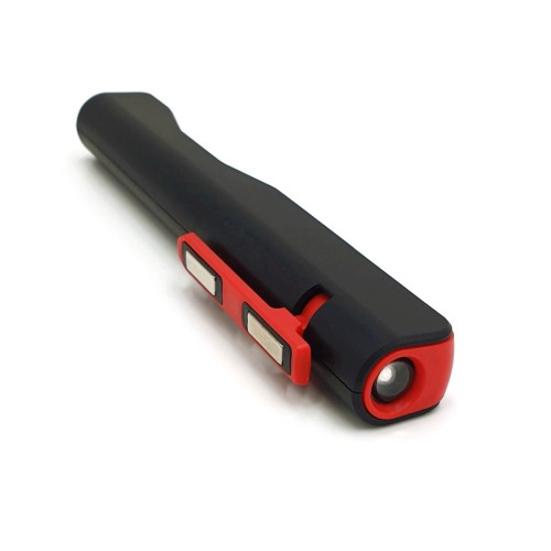 Linterna LED tipo bolígrafo COB 3W + Linterna 1W. Con clip magnética PROLED