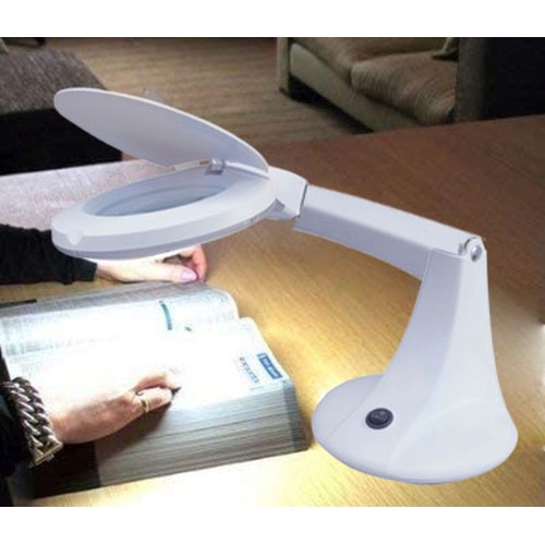 Lámpara LED con lupa de 3 y 12 dioptrías