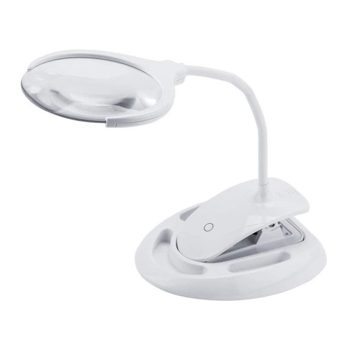 Lámpara LED con lente recargable 3X / 8X