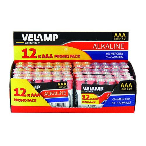 Pilas alcalinas AAA de 1,5V Mini Stilo LR03