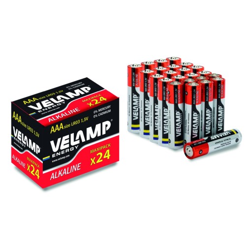 Pilas alcalinas AAA de 1,5V Mini Stilo LR03