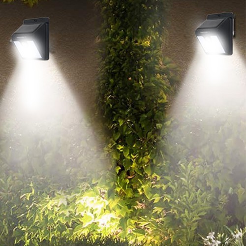 Aplique solar de pared de 200 lúmenes con detector de movimiento DORY