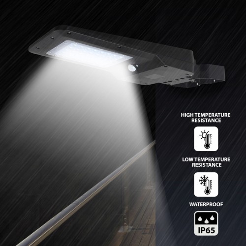 Farola con carga solar y detector de movimiento CRUISER