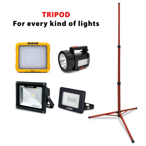 Trípode para montar 1 foco LED hasta 500W.