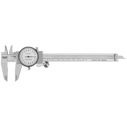 Calibre pie de rey con comparador DIN 862