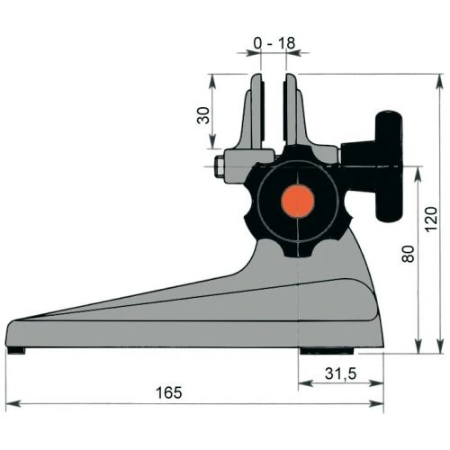 Soporte para micrómetro hasta 300 mm