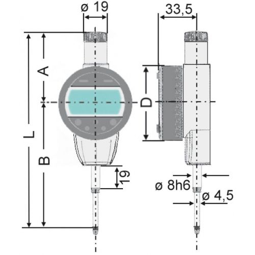 Comparador electrónico digital IP65