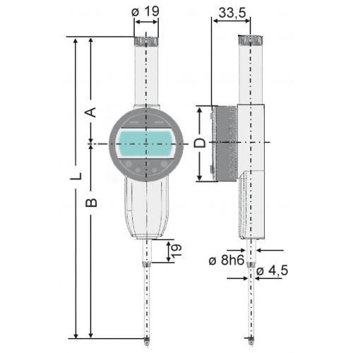 Comparador electrónico digital IP65