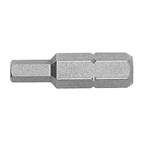 Punta hexagonal STANDARD guía 1/4&quot; corta (3x25)