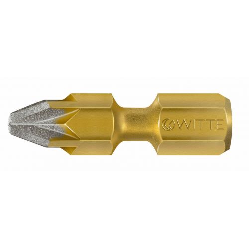 Punta Pozidriv BITFLEX DIAMOND guía 1/4&quot; corta (PZ3x25)