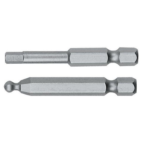Puntas hexagonales de 50 mm en cajita de plástico