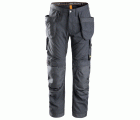 6201 Pantalones largos de trabajo AllroundWork con bolsillos flotantes color gris acero