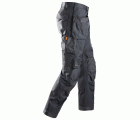 6201 Pantalones largos de trabajo AllroundWork con bolsillos flotantes color gris acero