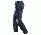 6201 Pantalones largos de trabajo AllroundWork con bolsillos flotantes color azul marino