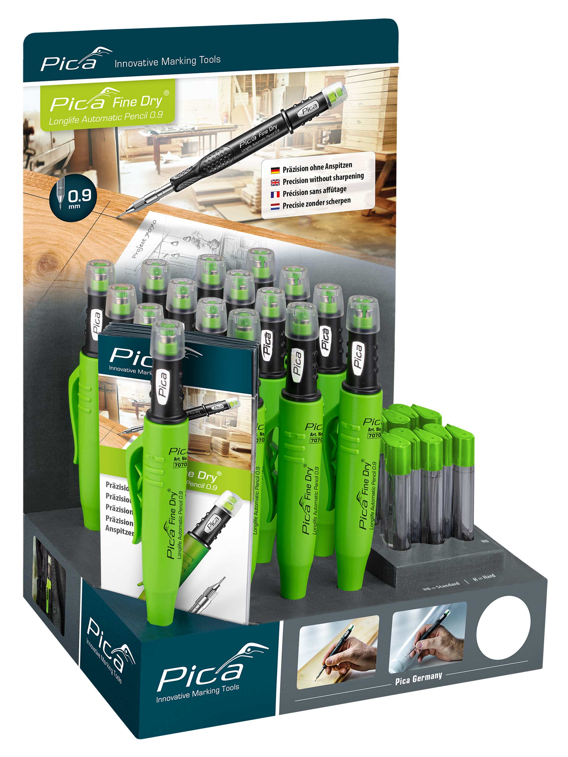 Expositor Fine Dry Grafito 0,9