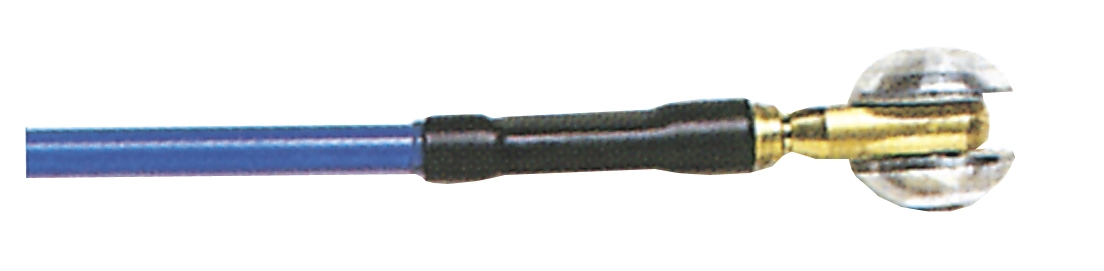 Cabeza guía con rueda para guía pasahilos de 6 mm