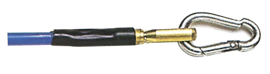 Cabeza ojal + mosquetón para guía pasahilos de 6 mm