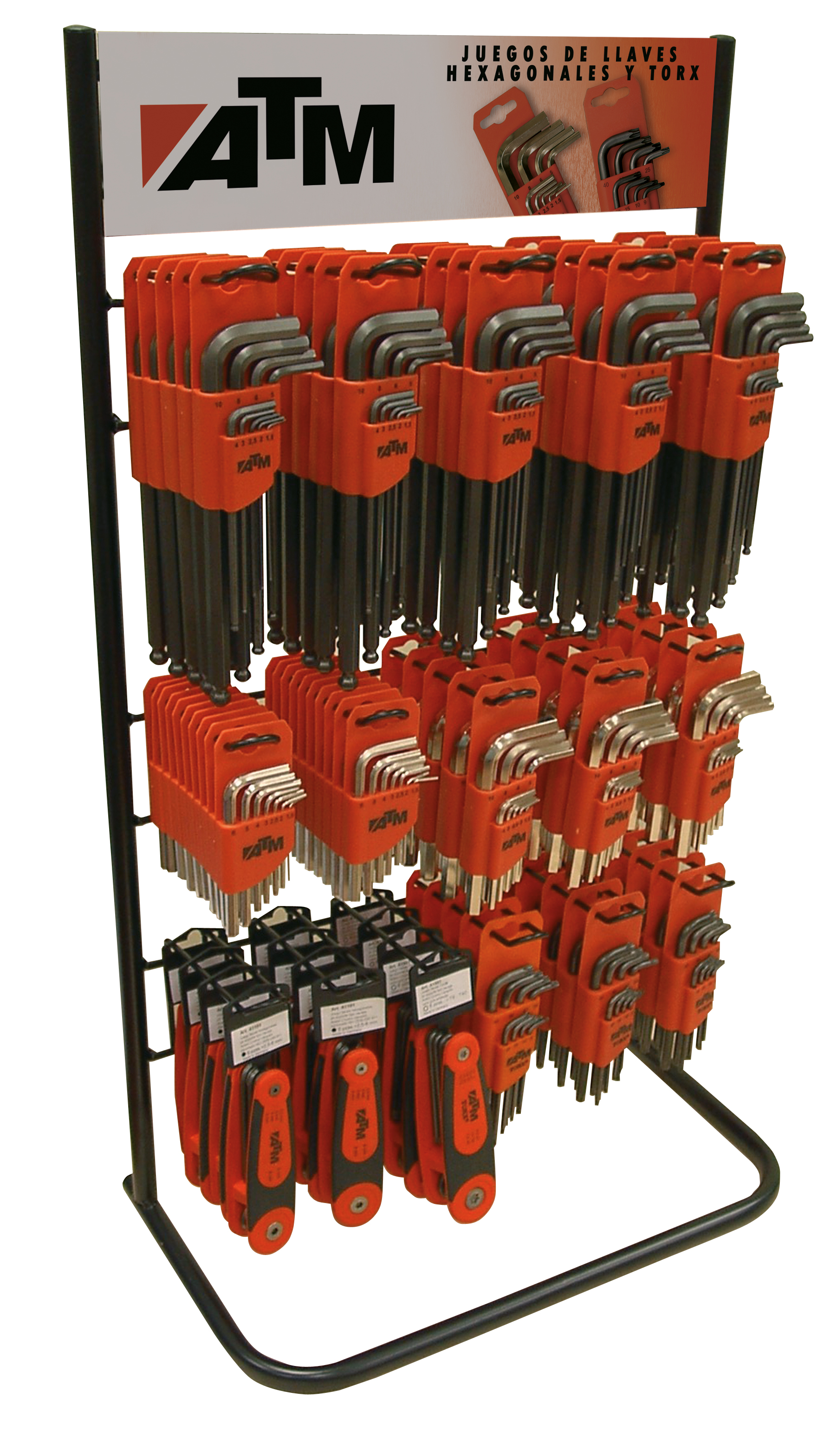 Expositor de llaves hexagonales y Torx (87 juegos)