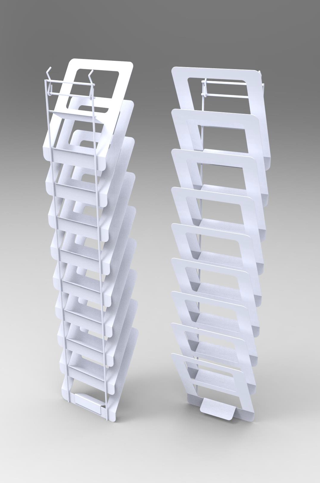 Expositor metálico para señales muy versátil