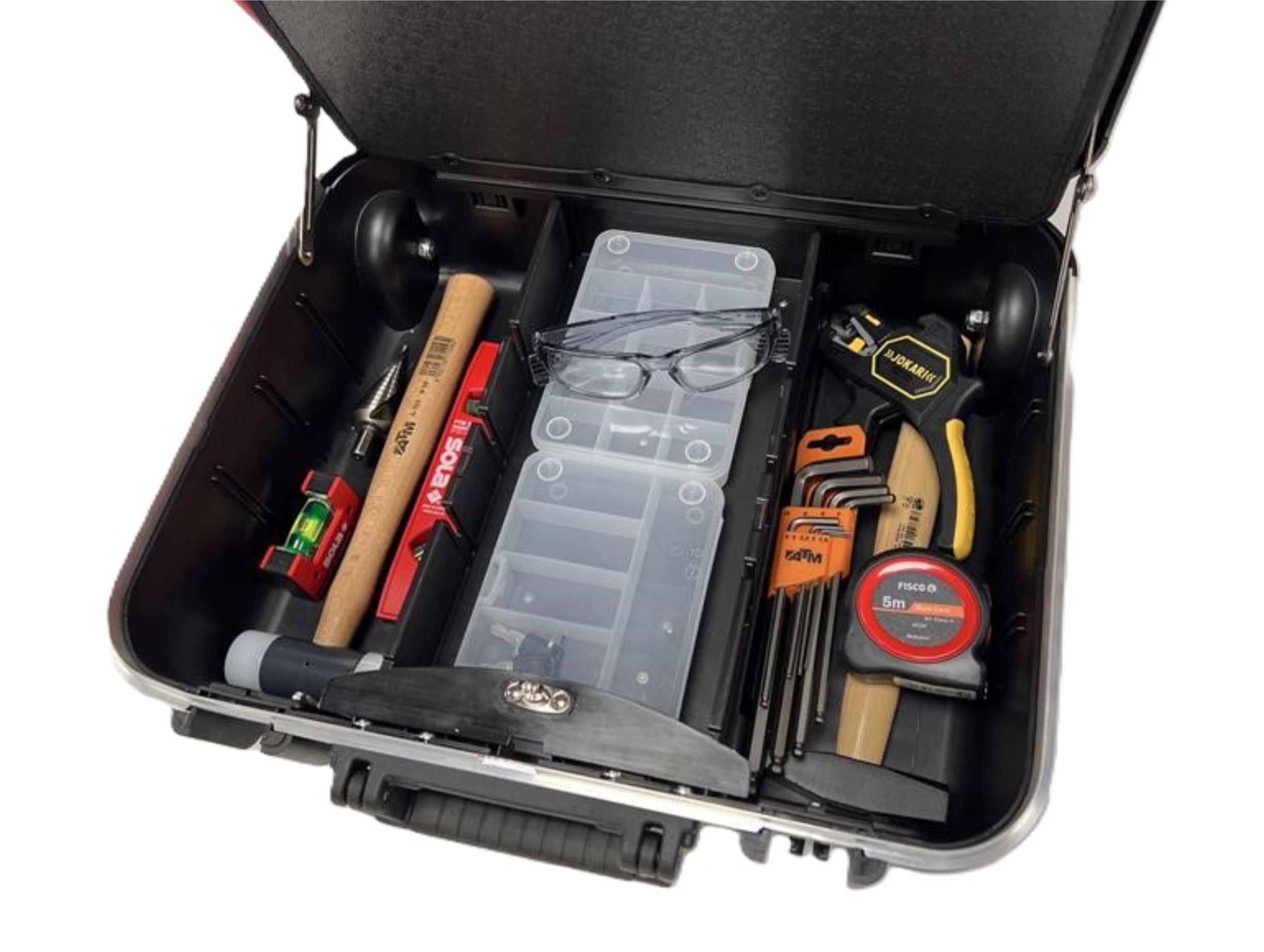 Maleta con ruedas y herramientas aisladas de 1000V