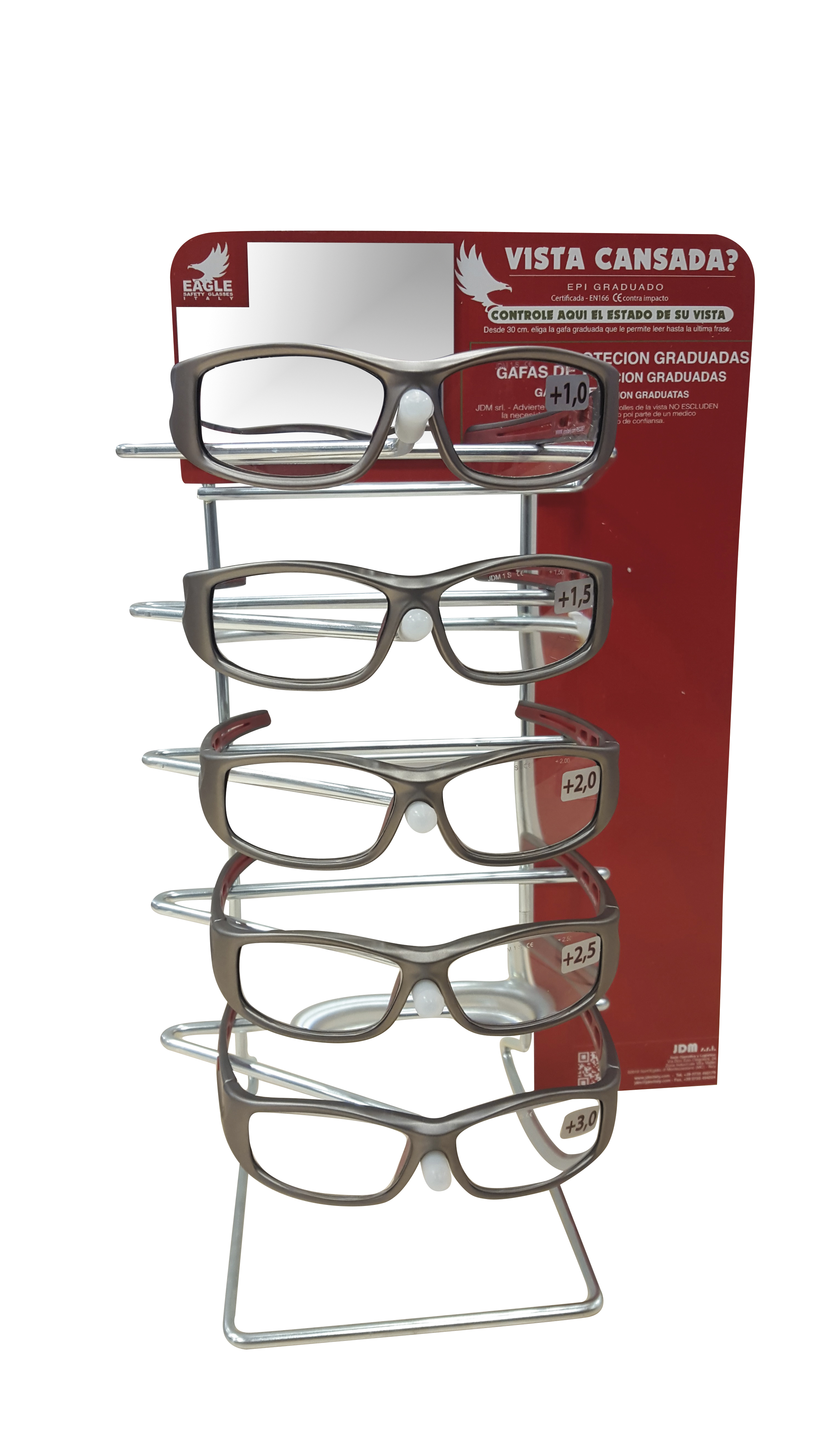 Expositor de mostrador Monofocal (5 gafas)