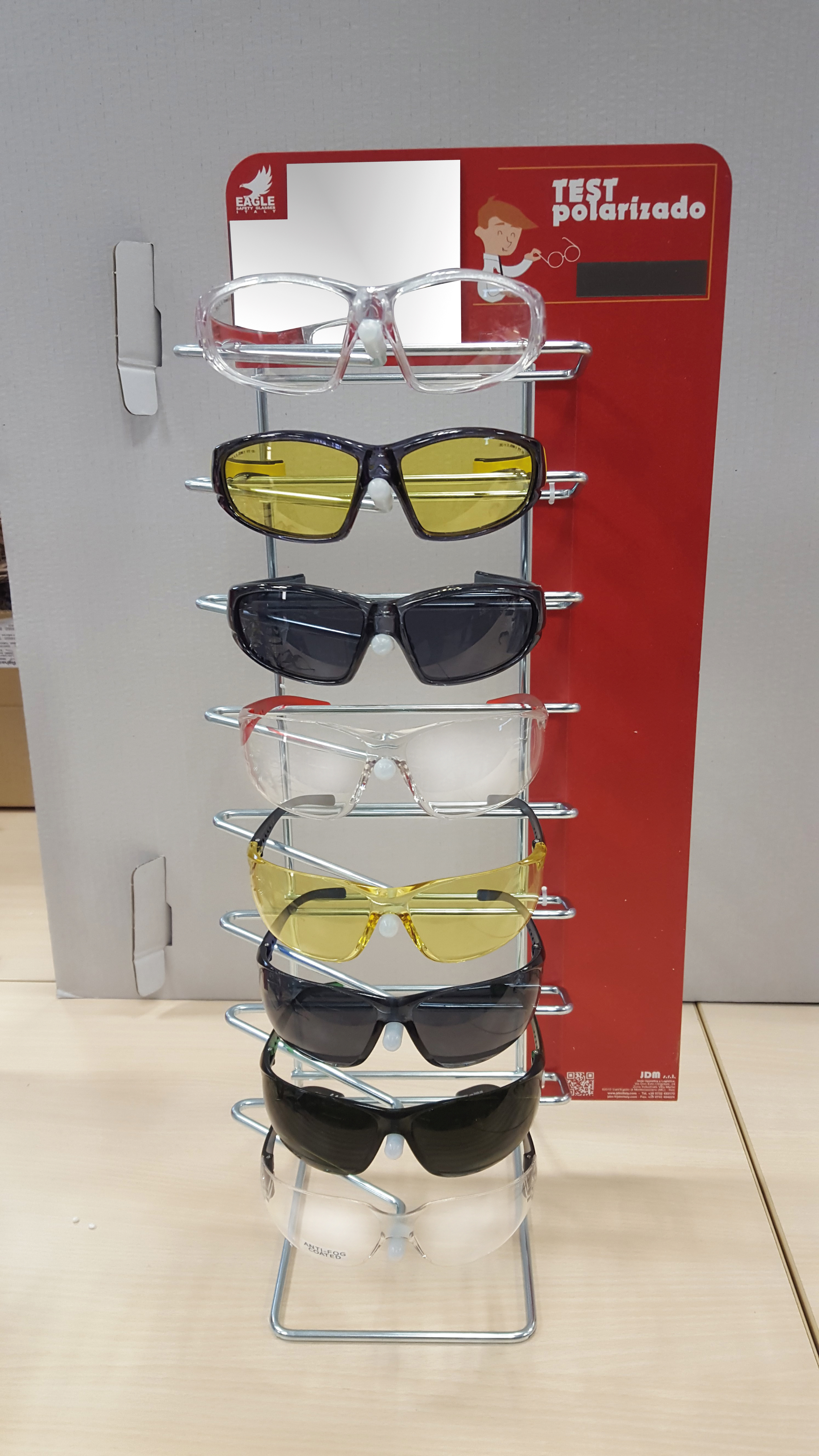 Expositor de sobremesa universal (8 gafas)