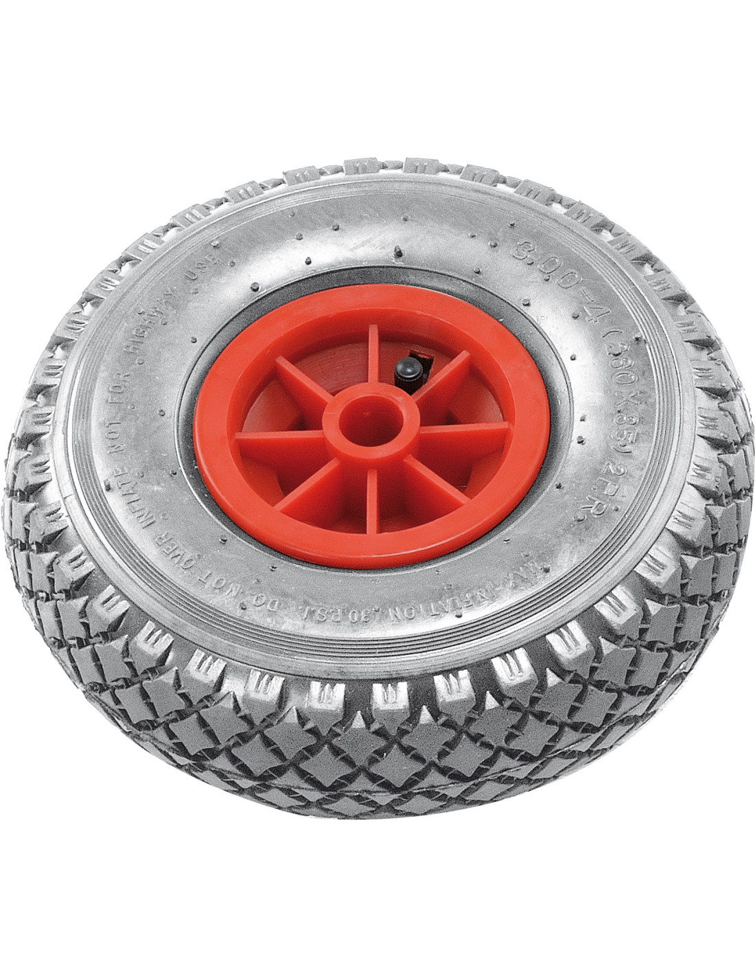 Rueda impinchable llanta plástico