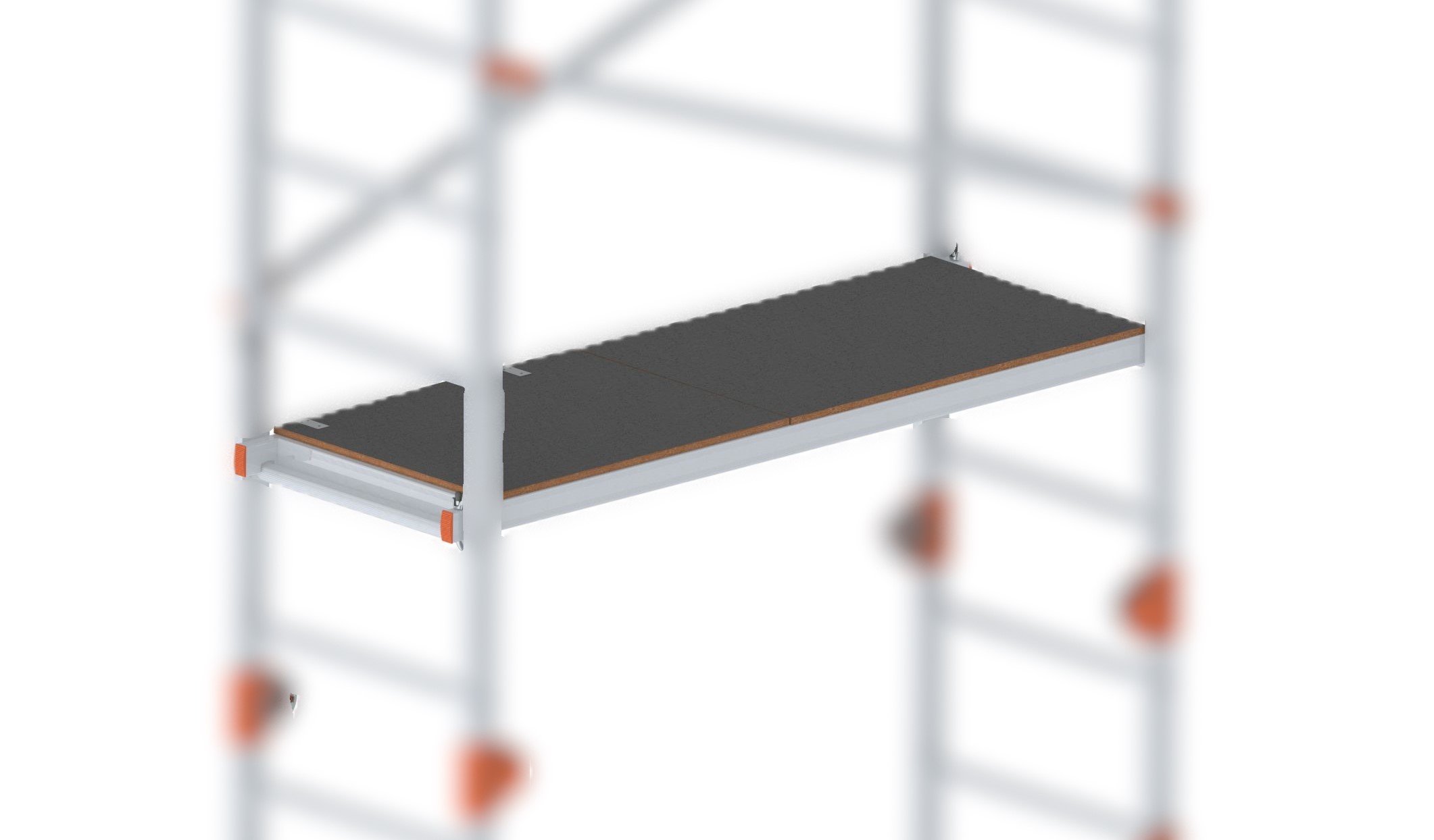 Plataforma con trampilla