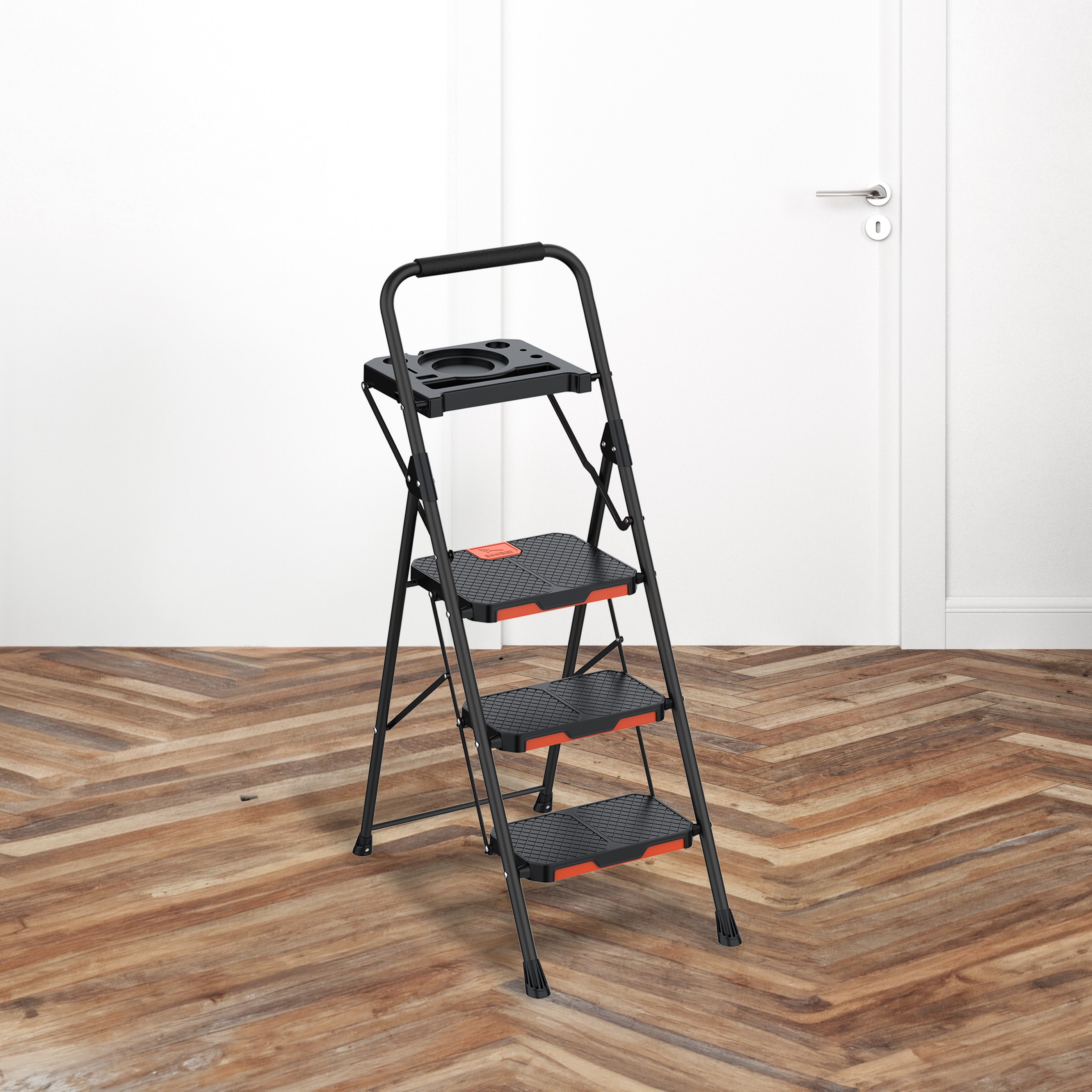 Taburete plegable acero EN 14183 Solidstep