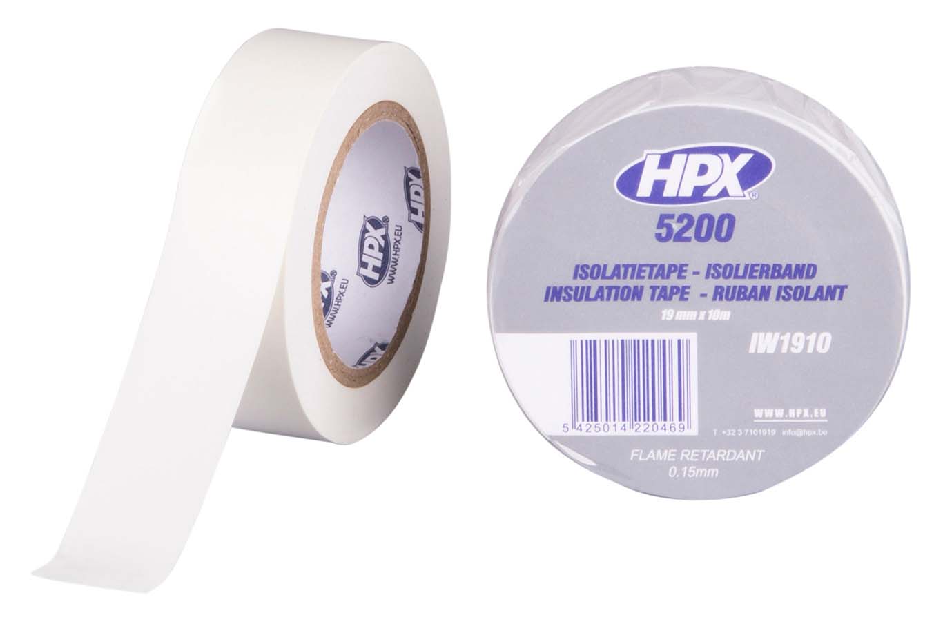 Cinta aislante PVC 5200 Blanco (19mm x 10m)