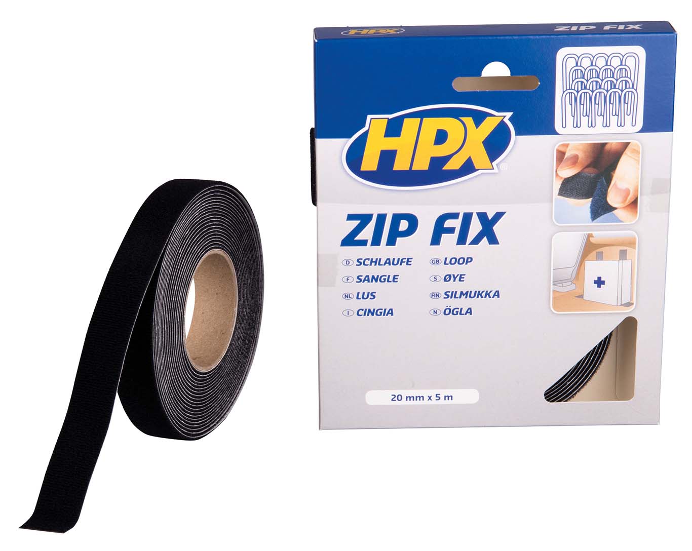 Cinta autoadhesiva Zip Fix (tipo bucle)