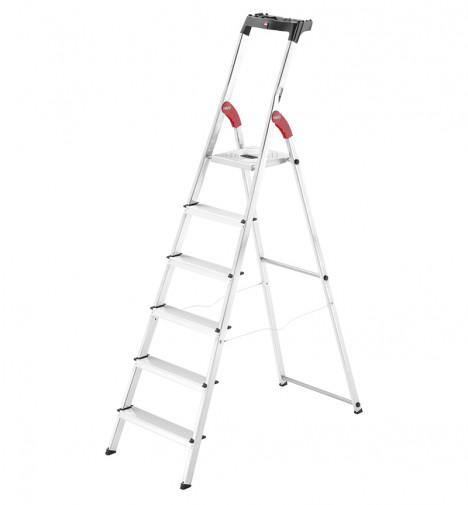 Escalera tijera aluminio L60 EasyClix FR (6 peldaños) R