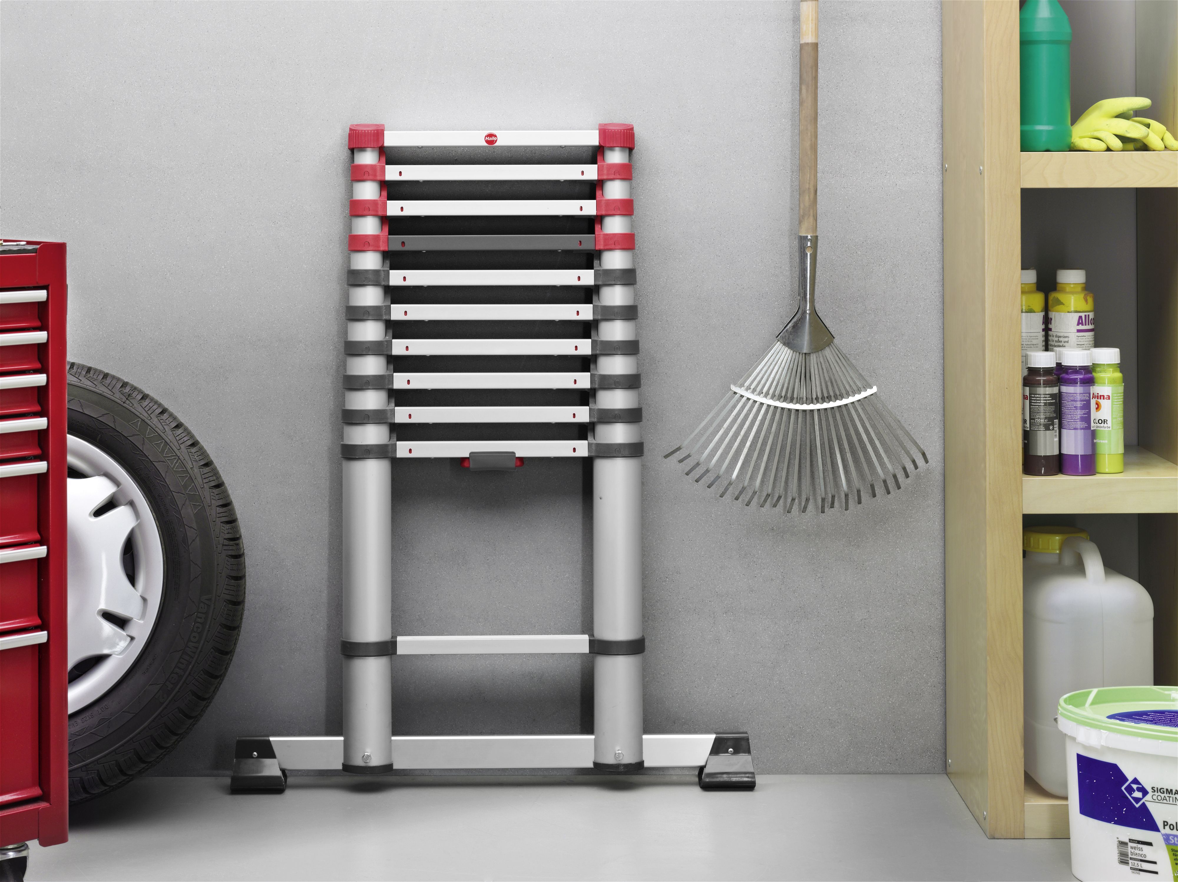 Escalera de apoyo telescópica FlexLine