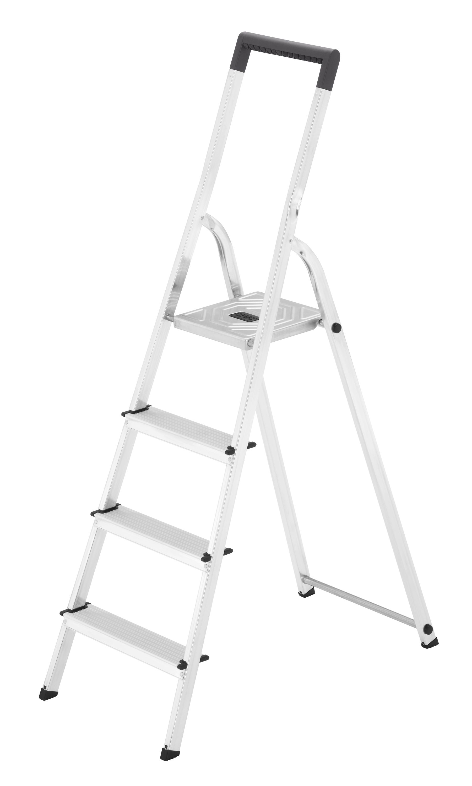 Escalera de tijera de aluminio L40 EasyClix (4 peldaños)