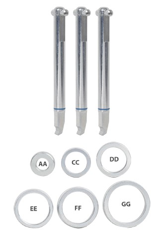 Juego de 3 ganchos de extracción PULLPO 012