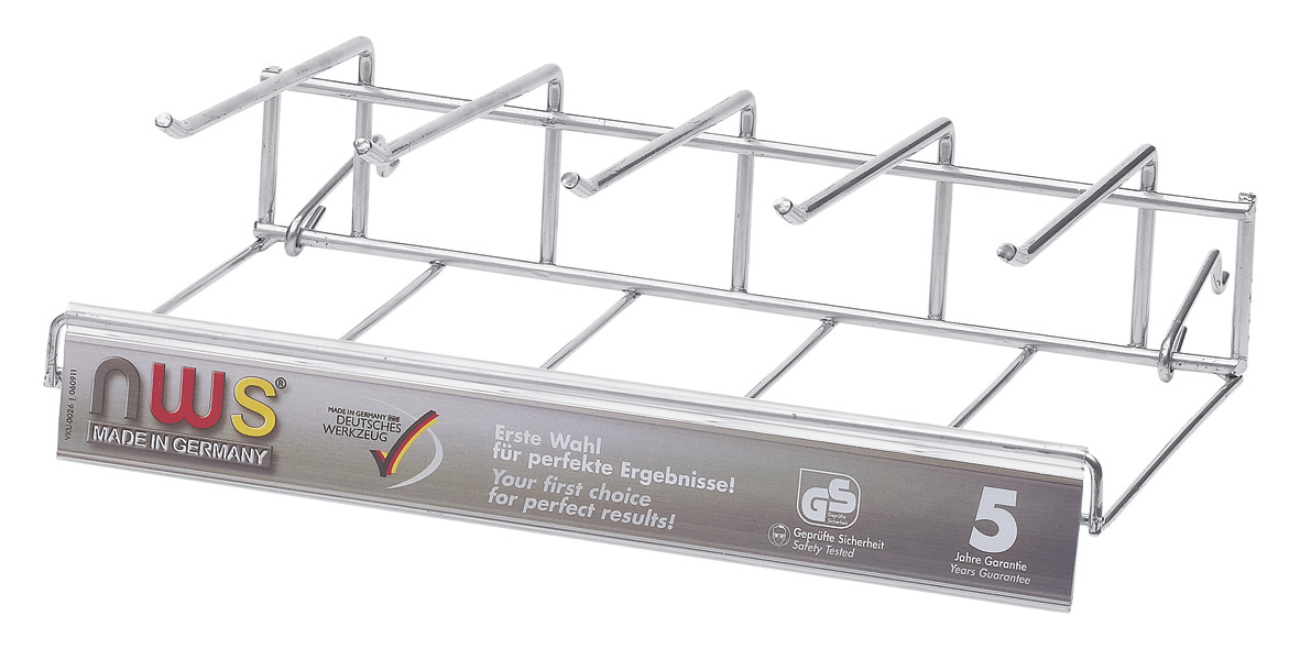 Expositor de lineal con 5 ganchos para surtido de alicates y tenazas (30 piezas)