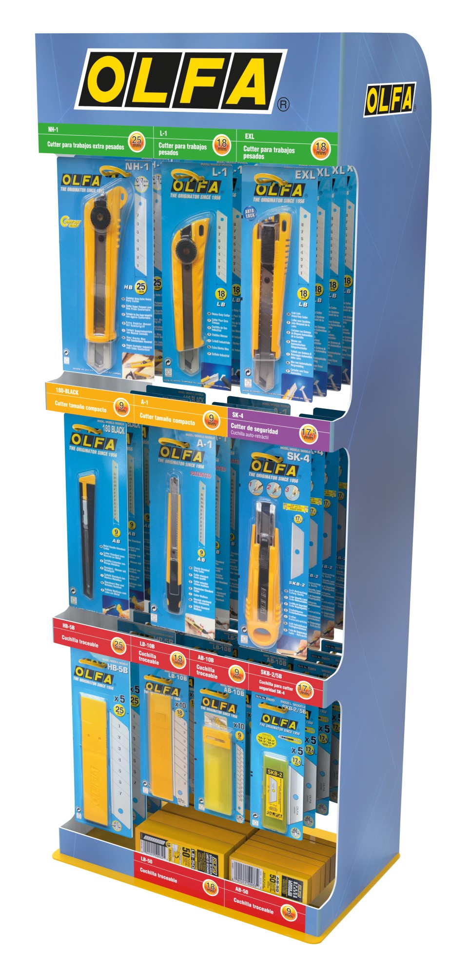 Expositor Pequeño de Cúters DR-P