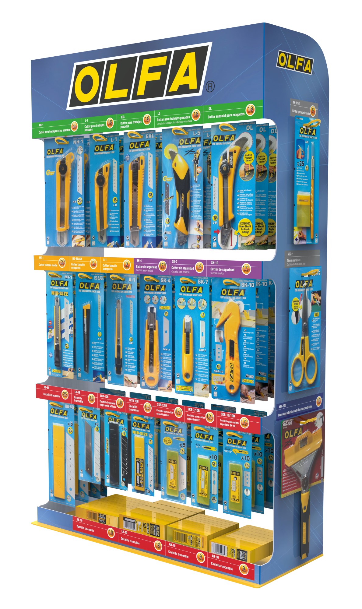 Expositor Mediano de Cúters DR-M