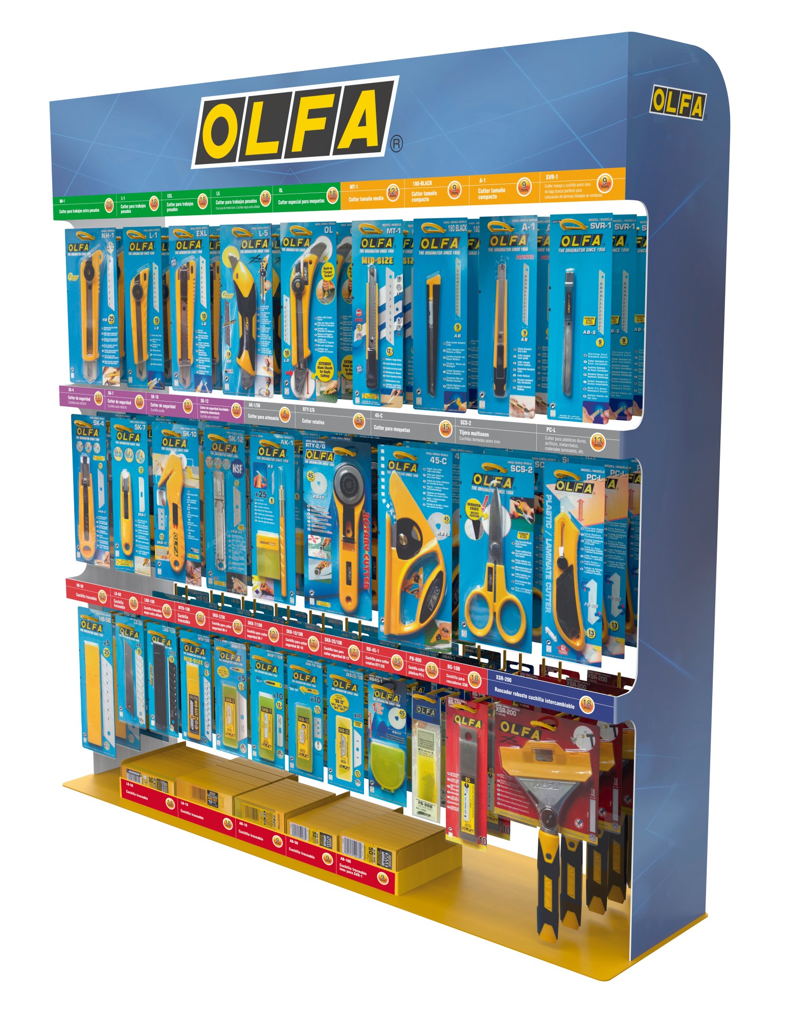 Expositor Grande de Cúters DR-G