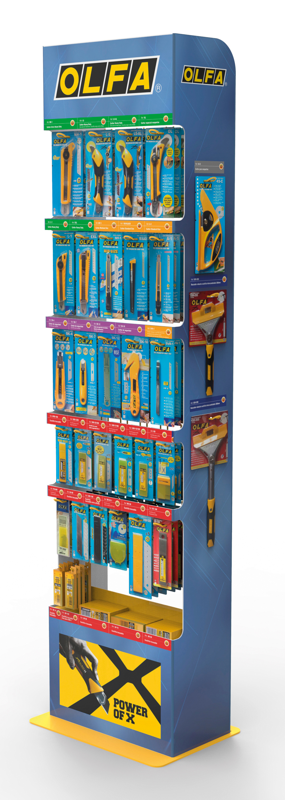 Expositor Extra-Grande de Cúters DR-X