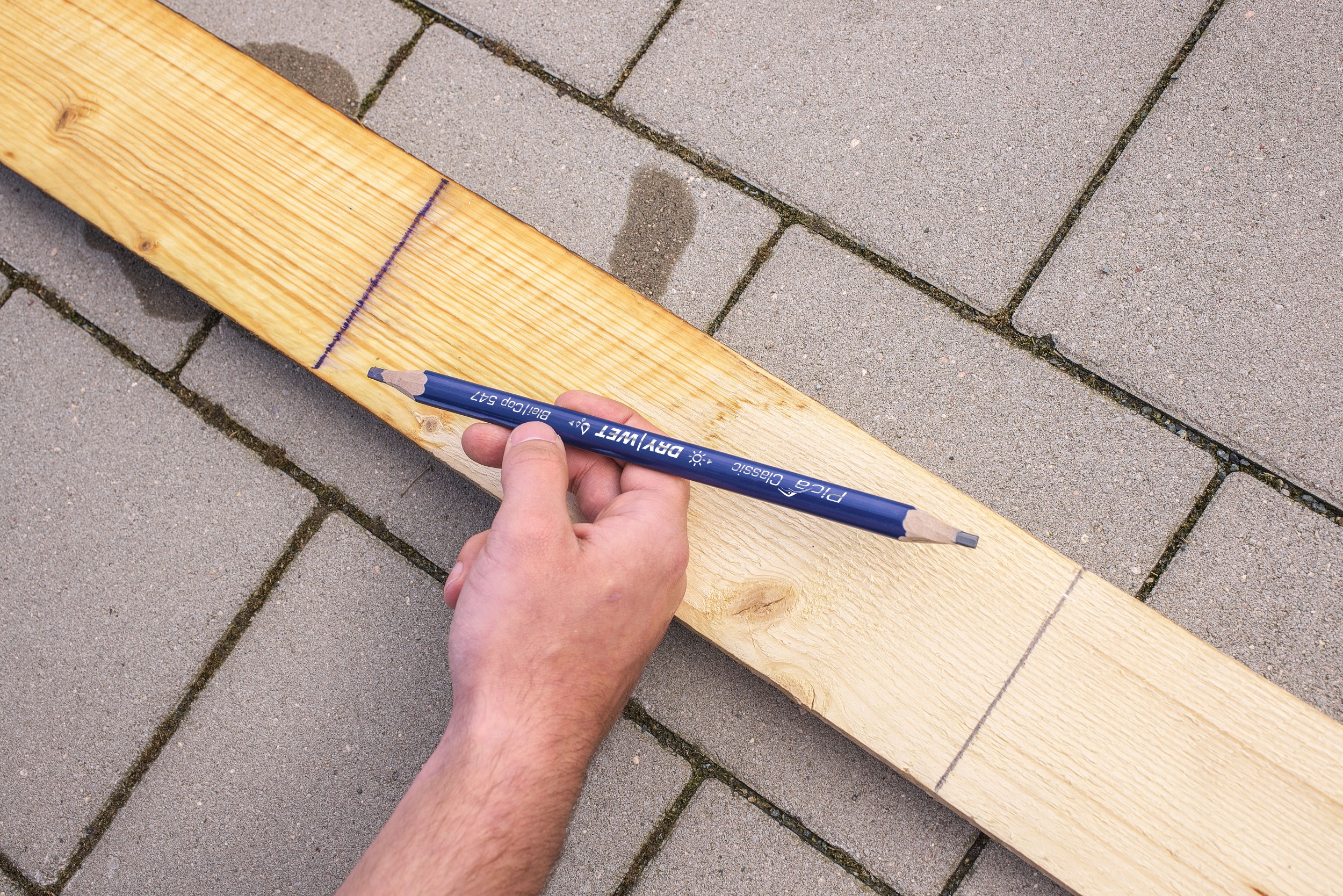 Lápiz especial para madera seca y mojada Classic 547